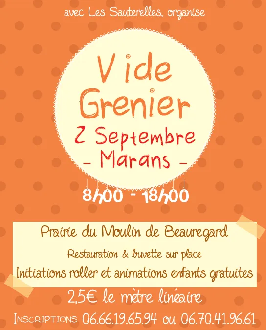 affiche vide grenier 2018